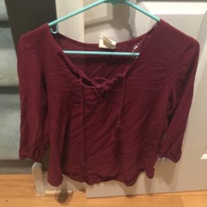 Maroon blouse